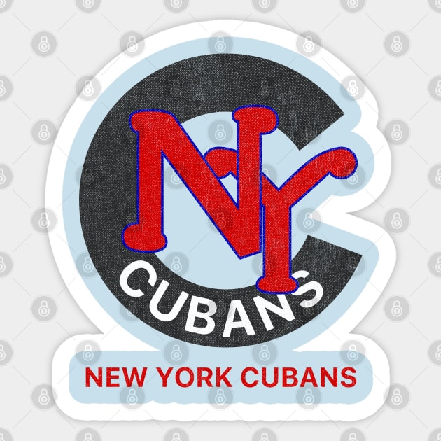 Classic New York Cubans Negro League Baseball Sticker by LocalZonly